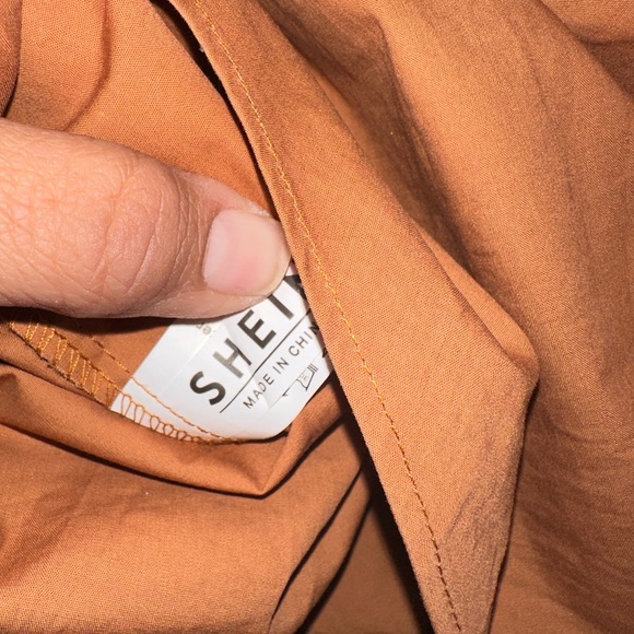 SHEIN EMBROIDERED NECK BLOUSE - Picture 5 of 7